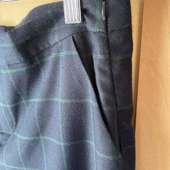 Romeo and Juliet Trousers, Navy with Green stripe, Size L - Picture 3 of 4